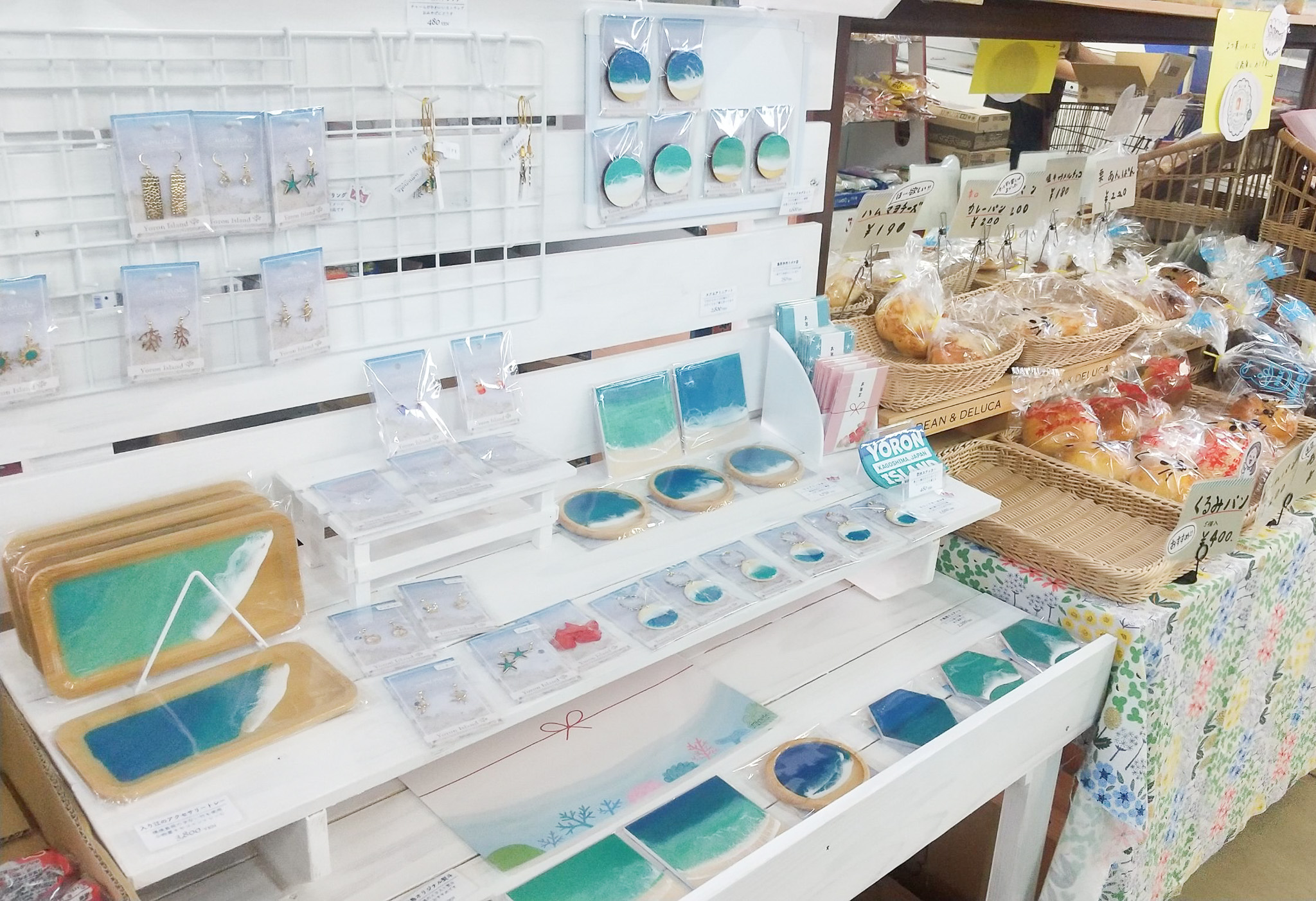 ヨロン島の海をいつでも思い出せる 「uminote」のオーシャンアート